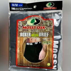 Mossy Oak Black Boxer Briefs for Men